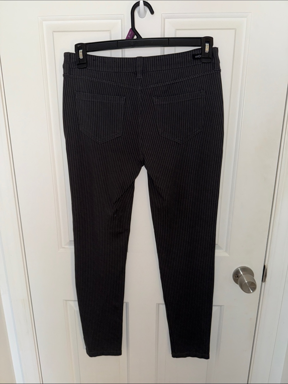 Liverpool Los Angeles Women's Gray Vertical Pinstripe Pants Size 8/29 - Picture 8 of 11